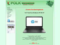 polk-computer.de Webseite Vorschau