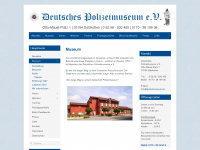 polizeimuseum.de Webseite Vorschau