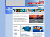 polyconform.info Webseite Vorschau