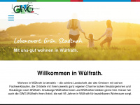 gwg-wuelfrath.de Webseite Vorschau