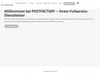 postfactory.org Webseite Vorschau