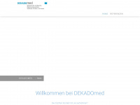 dekadomed.de Webseite Vorschau