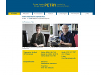 praxis-petry.de Webseite Vorschau