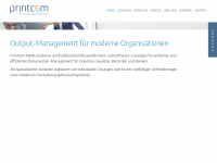 printcom-gmbh.de Webseite Vorschau
