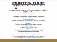 printerstore.com Webseite Vorschau