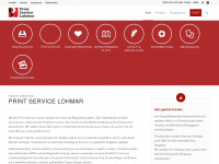 print-service-lohmar.de Webseite Vorschau