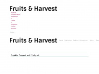 fruits-harvest.de Webseite Vorschau