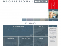 professional-media.de Webseite Vorschau