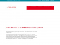 promatec-gmbh.de Webseite Vorschau