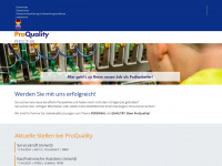 pro-quality.de Webseite Vorschau
