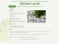 psychoanalyse-lacher.de Webseite Vorschau