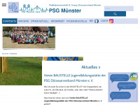 psg-muenster.de Webseite Vorschau