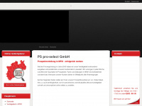ps-pro-select.de Webseite Vorschau