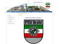 psv-bruehl.de Webseite Vorschau