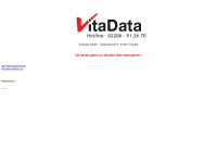 vitadata.de Webseite Vorschau
