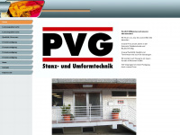 pvg-stanztechnik.de Webseite Vorschau