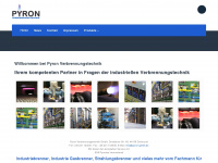 pyron-verbrennungstechnik.de Webseite Vorschau