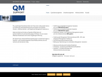qm-support.de Webseite Vorschau