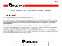 quick-ohm.de Webseite Vorschau