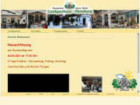 landgasthaus-honsberg.de Webseite Vorschau