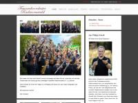 feuerwehrorchester.de Webseite Vorschau