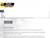 taxi-remscheid.de Webseite Vorschau