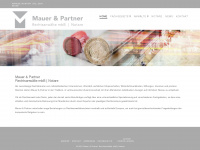 mauer-partner.de Webseite Vorschau