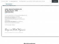 rae-wegmann.de Webseite Vorschau