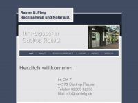 ra-fleig.de Webseite Vorschau