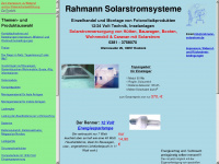 rahmann-solarstrom.de Webseite Vorschau