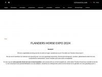 flanders-horse-expo.be Webseite Vorschau