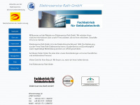 rath-elektro.de Webseite Vorschau