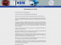 rbm-metall.de Webseite Vorschau