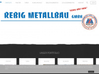 rebig-metallbau.de Webseite Vorschau