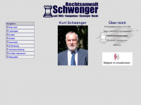 rechtsanwalt-schwenger.de Webseite Vorschau