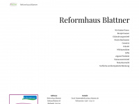 reformhaus-blattner.de Webseite Vorschau