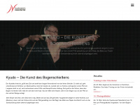 kyudo-neandertal.de Webseite Vorschau