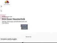 esser-haustechnik.de Webseite Vorschau