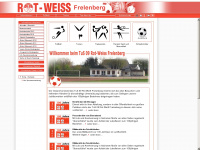 rot-weiss-frelenberg.de Webseite Vorschau