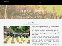 tambourkorps-horrem.de Webseite Vorschau