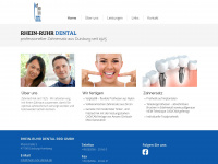 rhein-ruhr-dental.de Webseite Vorschau