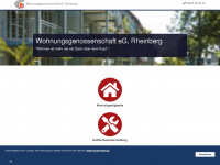 wohnungsgenossenschaft-rheinberg.de Webseite Vorschau