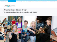 musikschule-rhein-ruhr.de Webseite Vorschau