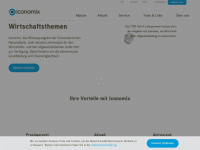 iconomix.ch Webseite Vorschau