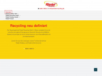 riedel-recycling.de Webseite Vorschau