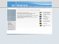 riess-gmbh.de Webseite Vorschau