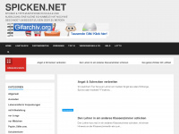spicken.net Webseite Vorschau