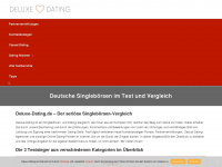 deluxe-dating.de Webseite Vorschau