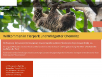 tierpark-chemnitz.de Webseite Vorschau