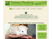 tierheim-flensburg.de Webseite Vorschau
